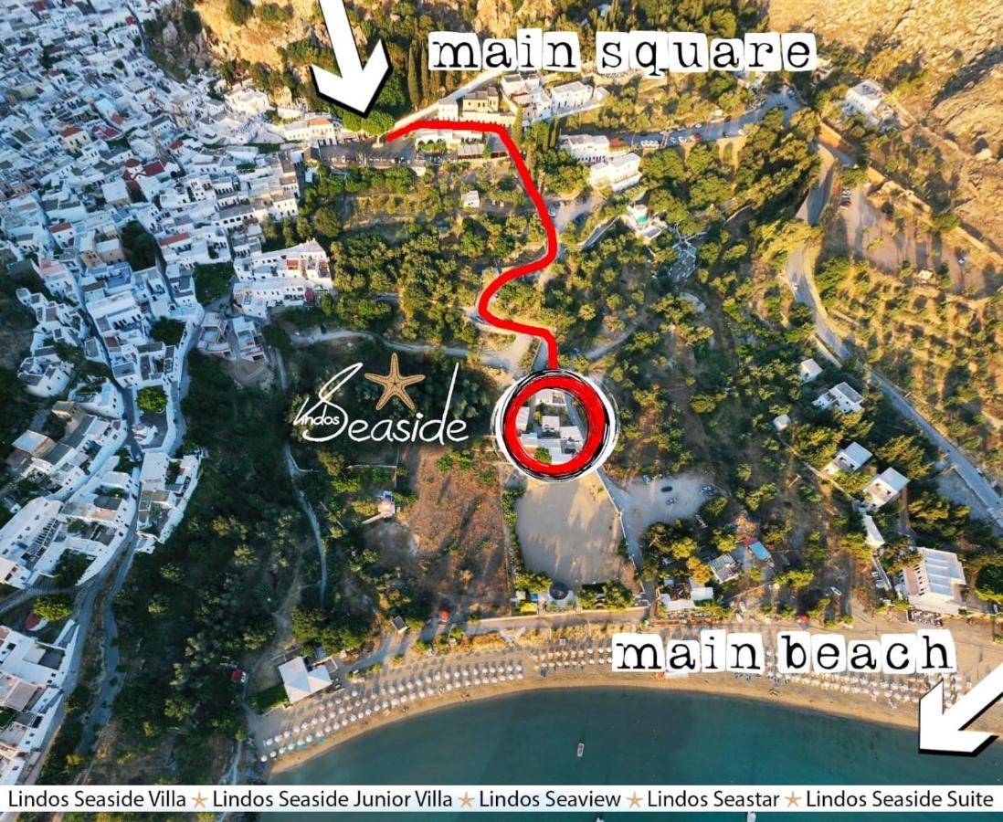 Lindos Seastar Apartment Zewnętrze zdjęcie